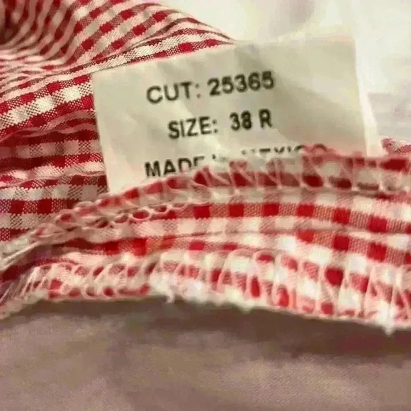 Turtleson Men’s Red Seersucker Golf Shorts Size 38 9” Casual Lightweight Beachy - Picture 5 of 7